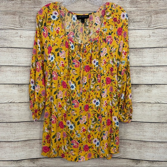 Lane Bryant Tops - Lane Bryant Floral Print Top Size 16